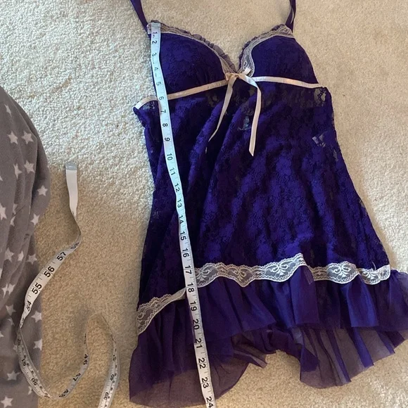 Linea Donatella Lacey lingerie medium faux pink - Picture 8 of 8